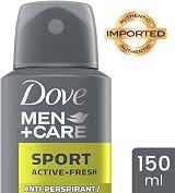 Dove Men+Care Sport Active Anti-Perspirant Deodorant Spray 150ml Fresh Scent view 2