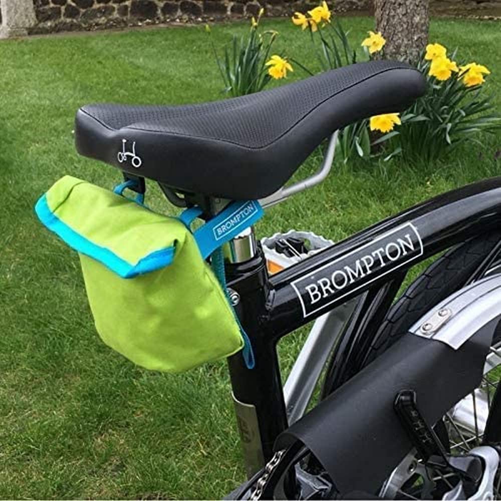 Brompton saddle pouch - Lime Green