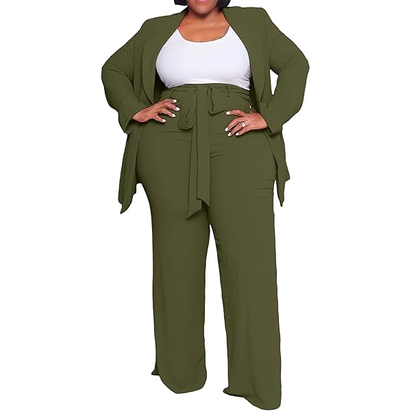 Ss 1090QR Plus Size Casual Outfits Two Piece Set Women's Plus