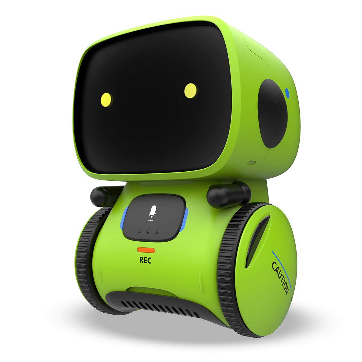 Remoking Intelligent Robot Kids Toy, Interactive Robot Learning Toy, Gifts for Boys Girls, Touch Control, Voice Recording, Voice Recording, Talking, Dancing, Music, Green