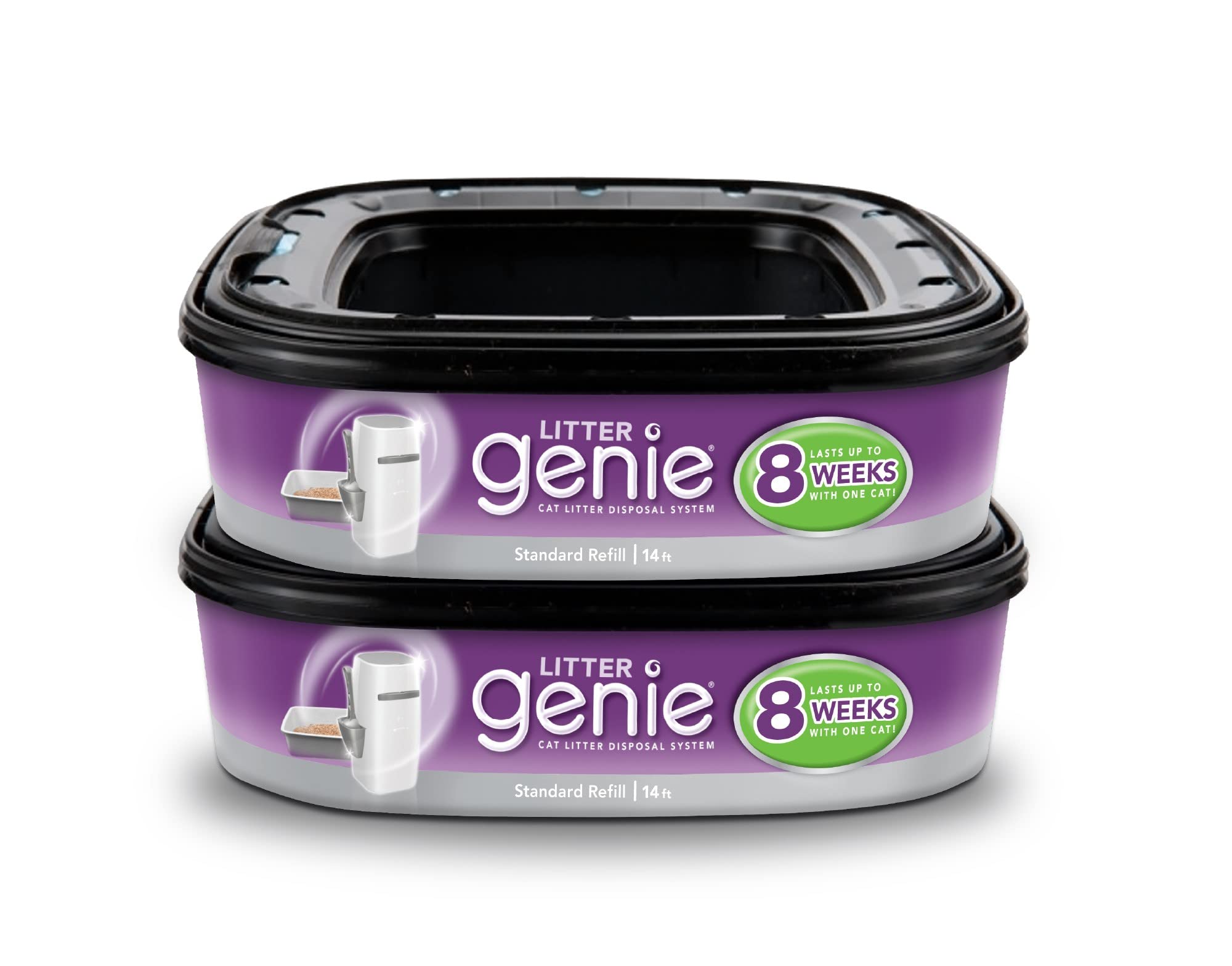 Litter Genie Refill (2 Pack),white