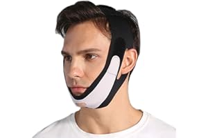 Edcbmb V Line Lifting Mask Double Chin Reducer chin strap for sleeping jawline shaper Reusable Depuffing Tape Tightening Sagging Skin Relief Slimming jaw exerciser for Men and Women