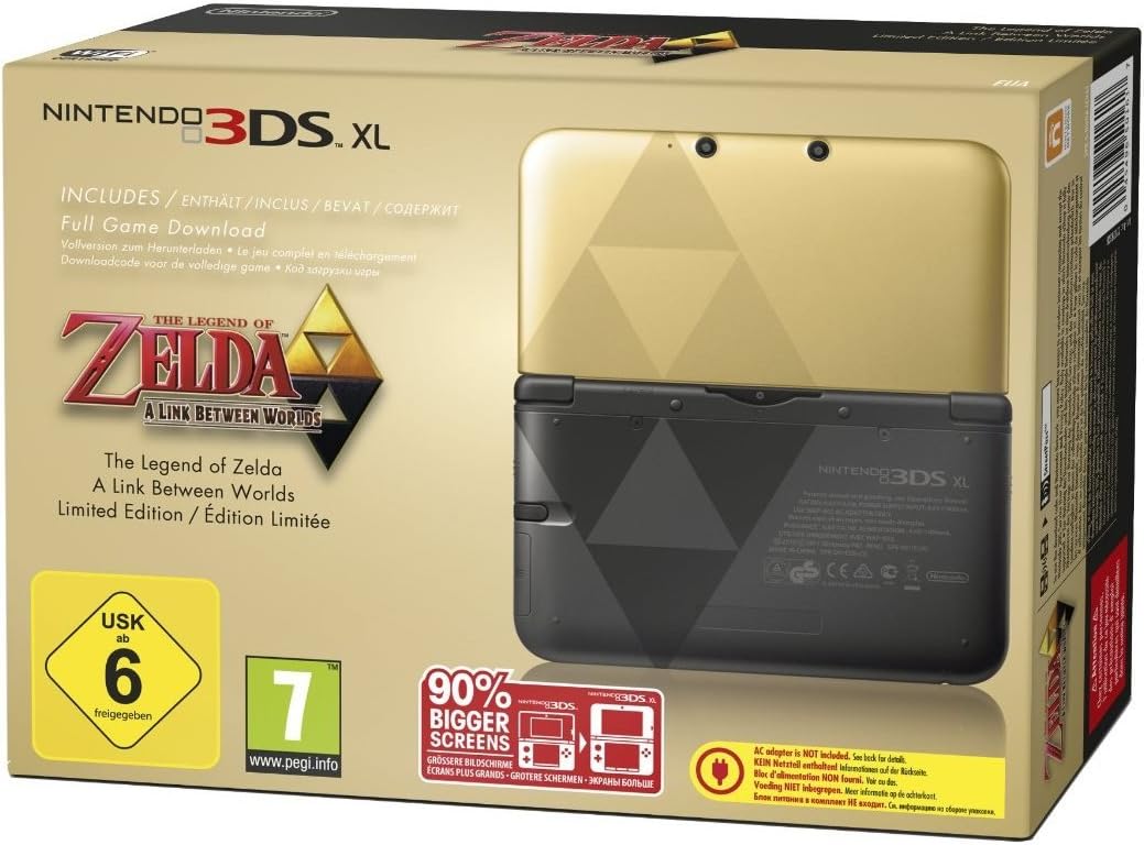 Console Nintendo 3DS XL + The Legend of Zelda A Link Between Worlds édition limitée Amazon