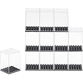Minifigures Display Case, Acrylic Building Block Display Box, Action Figure Toys Storage for LEGO Minifigure, Fit for LEGO Lovers(12PCS)
