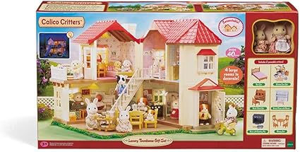 calico critters deluxe village house gift set