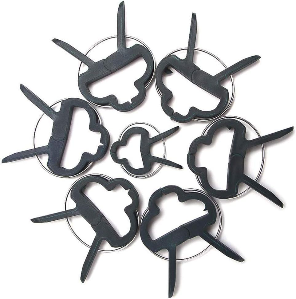 HoLeis 40 PCS Plant Clips, Orchid Clips, Tomato Support for Climbing Plants, Vines, Stems - Works with Bamboo Stakes, Tomato Cage, Garden Trellis by