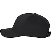 Yupoong Performance Serge 6-Panel Structured Solid Cap, Black, One Size