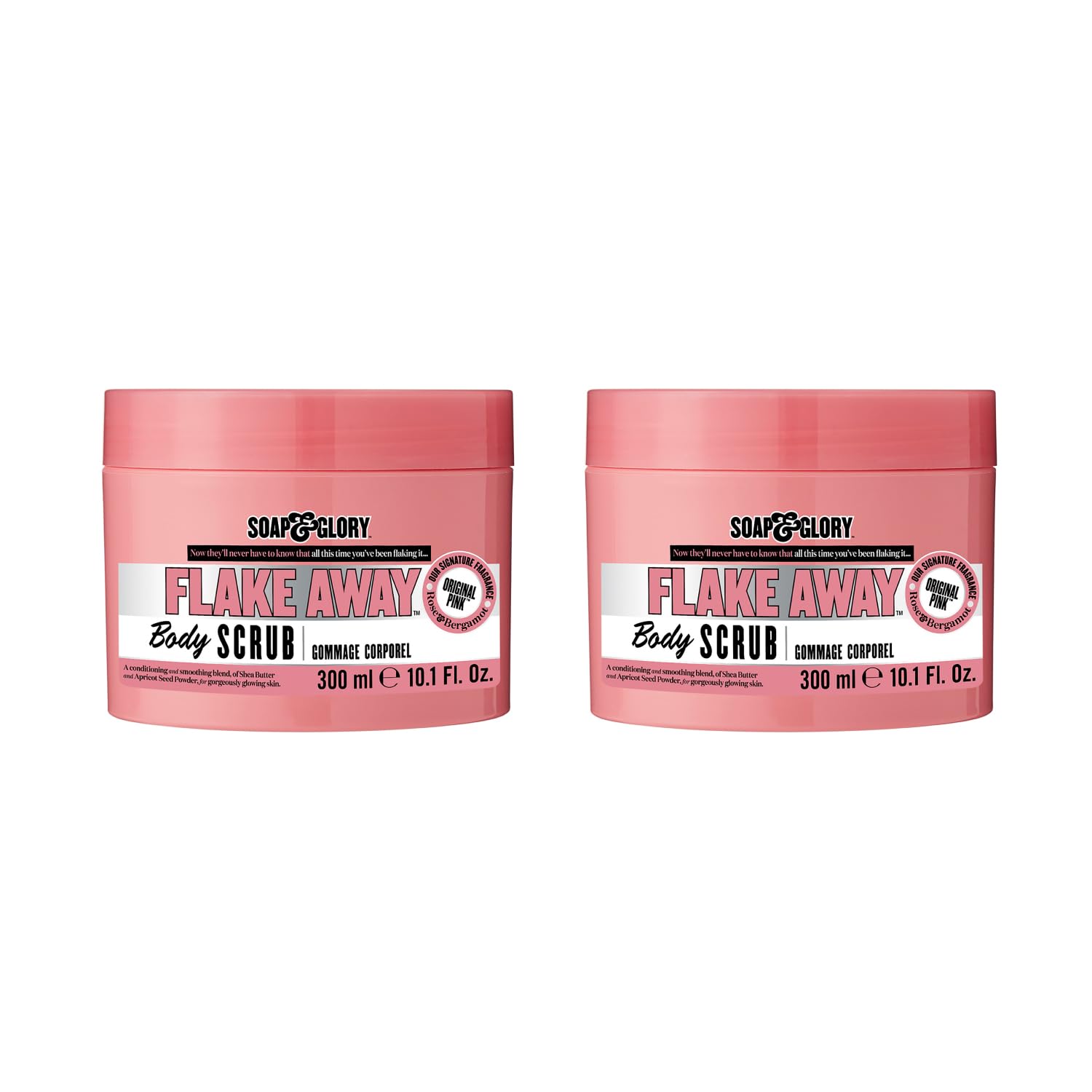 Soap And Glory Flake Away Body Scrub 300ml (Pack Qty 2)
