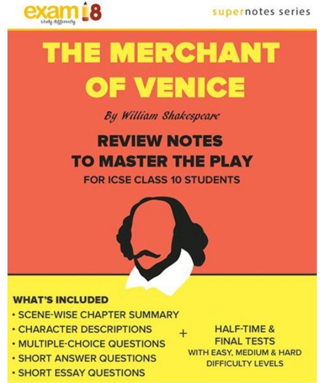 Amazon In Buy Exam18 Icse English Literature Merchant Of Venice Review Notes For Class 10 2021 2022 Edition Book Online At Low Prices In India Exam18 Icse English Literature Merchant Of Venice Review Half Time Review 2022