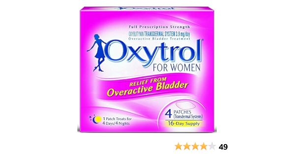 Amazon Com Oxytrol For Women Overactive Bladder Transdermal Patch 4 Ct Pack Of 2 Health Personal Care