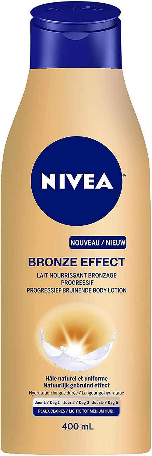 Leche nutritiva Nivea con efecto bronceado progresivo para