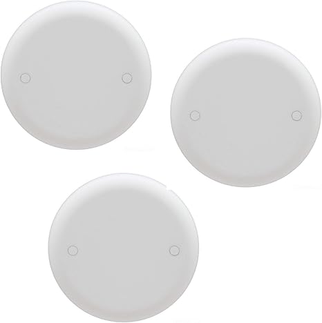 Carlon Cpc4wh Ceiling Fan Box Cover Round Blank 4 Inch Diameter
