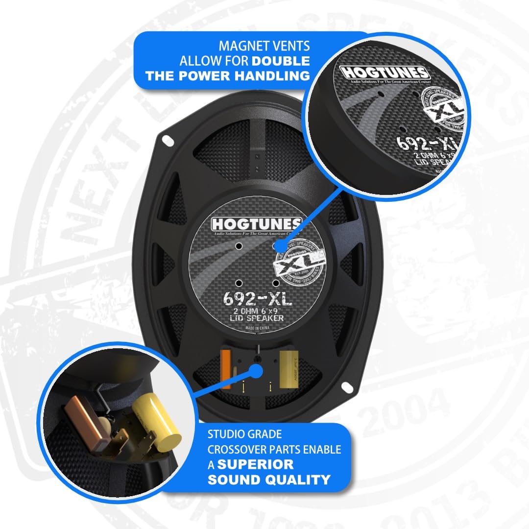 Hogtunes 692-XL High Performance XL Series 400 Watt 6