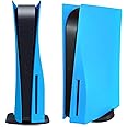 Disc Edition Face Plates Cover Skins Shell Panels for PS5 Console, Accessories for PlayStation 5 Protective Replacement Faceplates Dustproof Anti-Scratch (Starlight Blue)