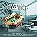 Juvale Football Snack Stadium Party Tray for Appetizers, Dipping Bowls, 25 x 4.5 x 20.5 Inches