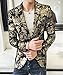 Ouye Men's Golden Single Breasted 2 Button Sport Coat , Golden, US XL - Chest 46