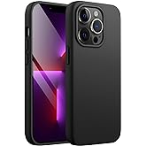 JETech Silicone Case for iPhone 13 Pro Max 6.7-Inch, Silky-Soft Touch Full-Body Protective Phone Case, Shockproof Cover with Microfiber Lining (Black)