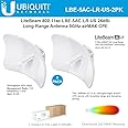 LiteBeam ac LR LBE-5AC-LR-US 26 dBi 5 GHz airMAX AC Long-Range CPE with InnerFeed Technology (2-Pack)