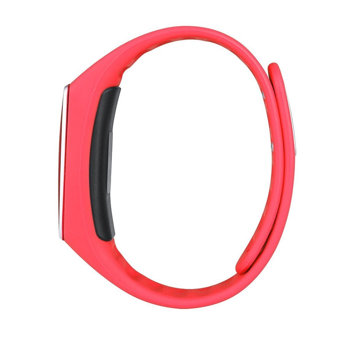 SinoPro Bluetooth Fitness Tracker Smart Bracelet Wristband with NFC Heart Rate Sleep Monitor Pedometer Activity Tracker Call Reminder Remote Capture Functions for iPhone and Android Smartphones (Red)