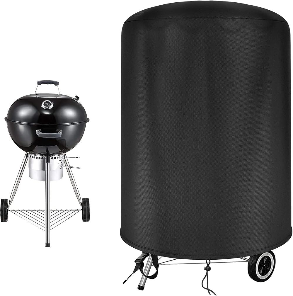Raweao Kettle BBQ Cover 57cm for Weber 500D Oxford Waterproof Φ71x68cm