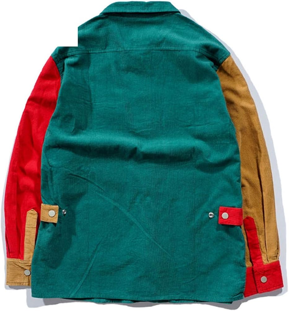 OTFTHPCW Men Hip Hop Thin Corduroy 