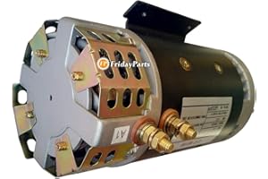 FP FRIDAYPARTS FridayParts 24V DC Electric Motor 40844 40844GT 5BCG52MA100 Compatible for Genie Lift GS-1530 GS-1532 GS-1930 GS-1932 GS-2032 GS-2046 GS-2632 GS-2646 GS-3232 GS-3246 GS-4047 TMZ-50/30