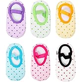 Yenzat Baby Toddler Anti Slip Non Skid Socks with Grip for Infant Girls Slippers 6 Pairs
