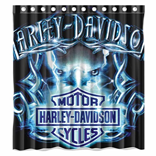 Buy Home&Family Custom Harley Davidson Logo Waterproof Bathroom Shower