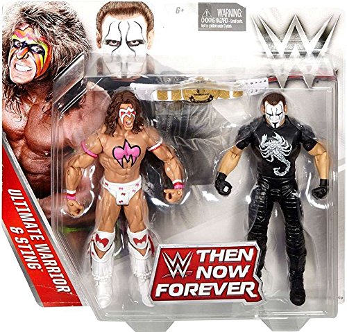 WWE, Basic Series, 2016 Then Now Forever, Ultimate Warrior and Sting Action Figures