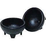 Origins Mexican Origins 120-25 Molcajete Salsa Bowls, Black, Set of 2
