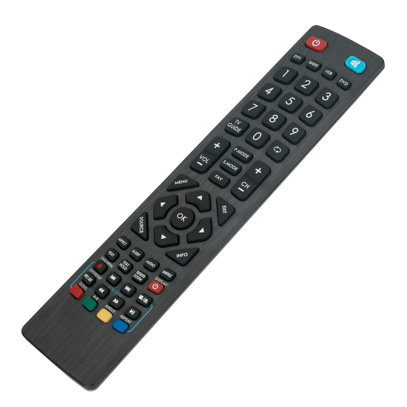 VINABTY TEFRMC0014 Remote Control Replacement for Blaupunkt LED 3D HD Smart TV'S with 3D Buttons BLA40-133 BLA40-1380