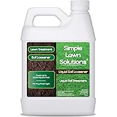 Liquid Soil Loosener- Soil Conditioner-Use alone or when Aerating with Mechanical Aerator or Core Aeration- Simple Lawn Solutions- Any Grass Type-Great for Compact Soils, Standing water, Poor Drainage
