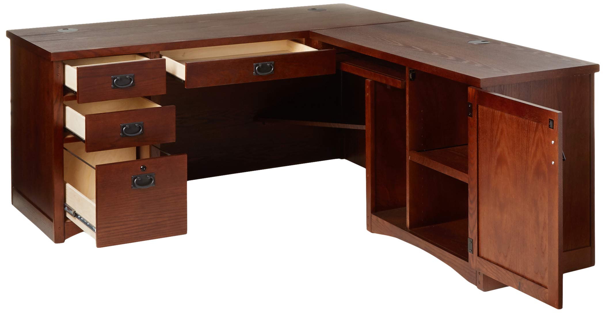 Martin Furniture Mission Pasadena Right LShaped Desk