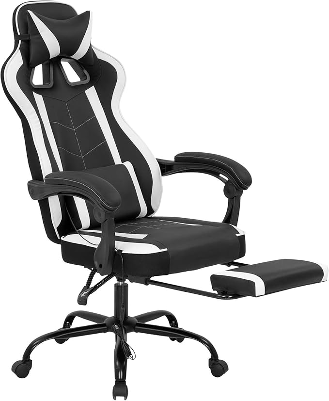 Amazon.com: PC Gaming Chair Ergonomic Heavy Duty Racing ...