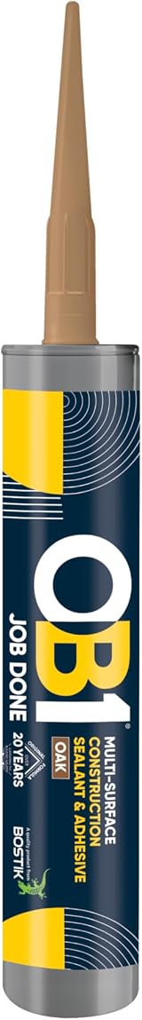 OB1 Oak Multi-Surface Sealant & Adhesive 290ml Hybrid Polymer