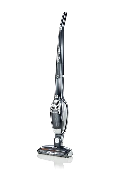 AEG Ergorapido AG 935 Beutelloser 2-in-1 Handstaubsauger (Elektrobürste, 12 V Power-Akku, 4 helle LED-Frontlichter) schwarz m