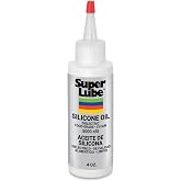 Super Lube Silicone Oil High &amp; Low Temp CST (Clear, 4oz Bottle) | NSF Certified Food Grade &amp; Clean | High and Low Temp Stable