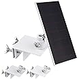 2Pack Gutter Mount Compatible with Arlo Essential Solar Panel, Arlo Pro/Arlo Pro2/Arlo Ultra/Pro3 Solar Panel, Perfect Angle to Get Adequate Sunlight for Your Arlo Solar Panel