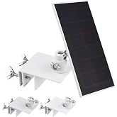 2Pack Gutter Mount Compatible with Arlo Essential Solar Panel, Arlo Pro 5S/Pro 4/Pro 3/Pro 2/Ultra 2/Ultra/Solar Panel, Perfect Angle to Get Adequate Sunlight