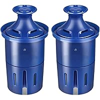 Water Filter, Water Longlast Replacement Filters for Pitcher and Dispensers, Reduces Lead, BPA Free, 2 Count