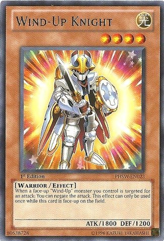 Yu-Gi-Oh! - Wind-Up Knight (PHSW-EN023) - Photon Shockwave - 1st Edition - Rare