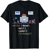 Computer Science Python Programmer Gift Eat Code Sleep T-Shirt