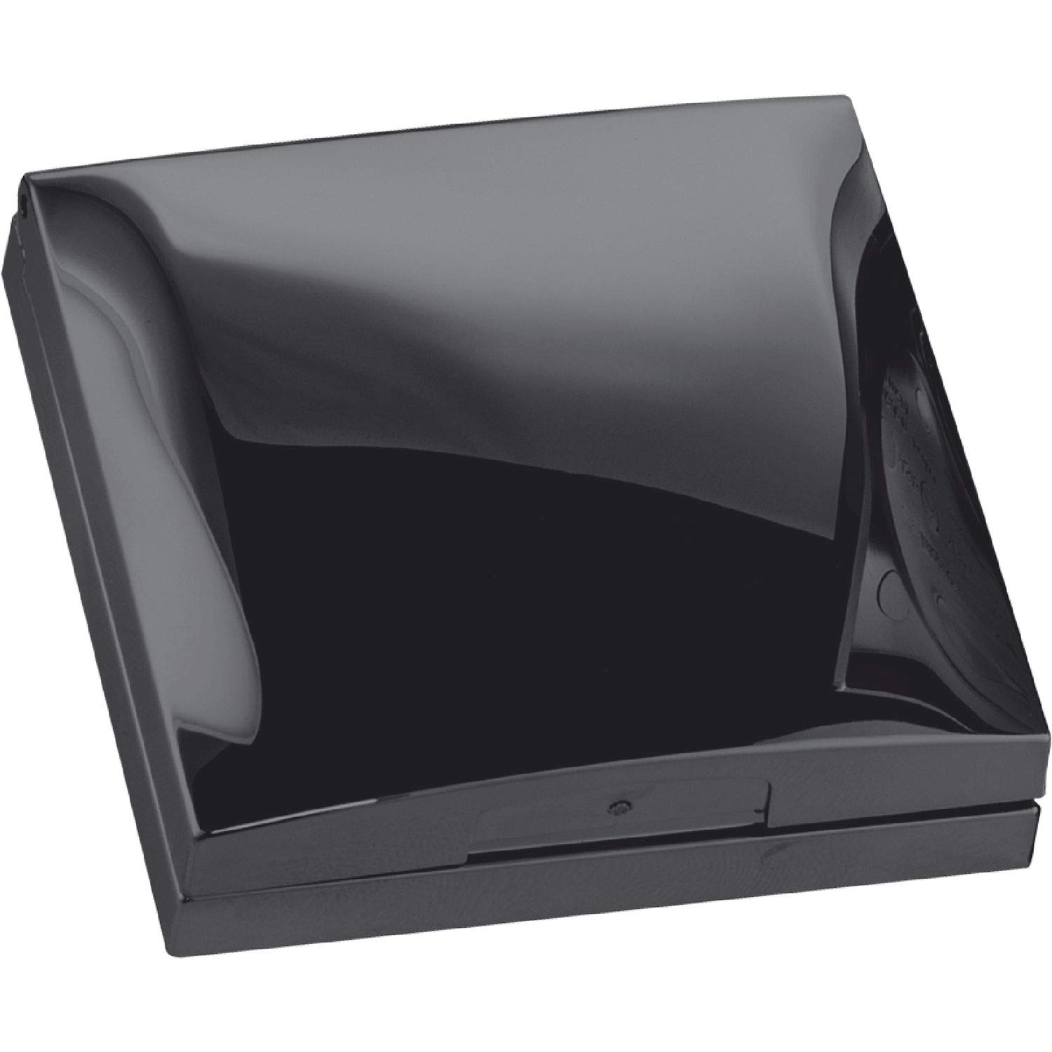 Hager – Frame 1 Element with Lid Black Gloss