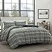 Eddie Bauer - Queen Comforter Set, Reversible Plaid Alt Down Bedding with Matching Shams, Cozy Home Decor for Colder Months, Oeko-Tex Certified (Rugged Navy, Queen)