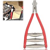 Tennis Starting Clamp, Aluminum Racket Stringing Tool with 3 Springs | Durable Aluminum Starting Clamp for Badminton &amp; Tennis Racket Stringing, Non-Damaging Chuck, Ergonomic Grip