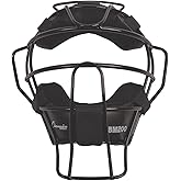 Champion Sports Lightweight Umpire Face Mask, Black
