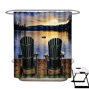 Amazon Com Blountdecor Seaside Shower Curtains Sets Bathroom Two