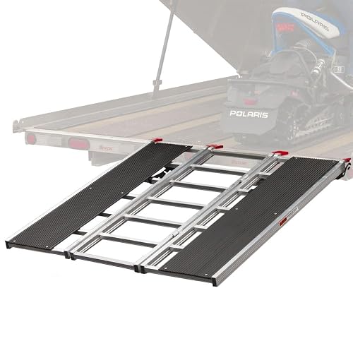 Black Ice 5' L Snowmobile Ramp with Wide Glides, 1,500 lb. Capacity ...