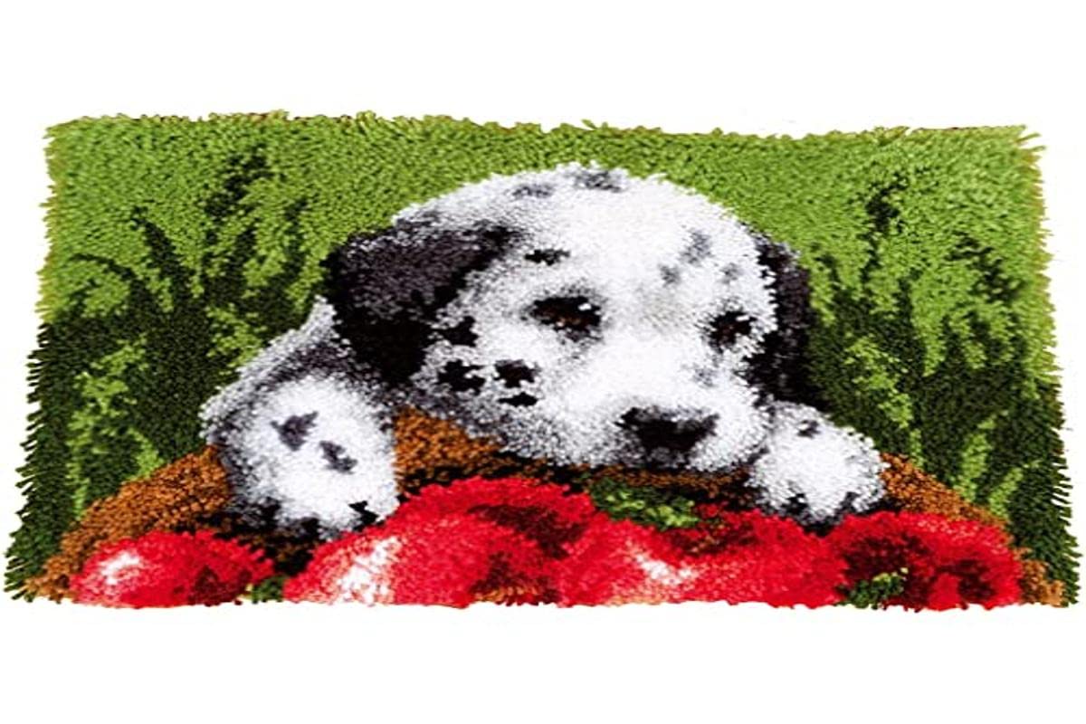 Vervaco Latch Hook Carpet Dalmatian with Apples