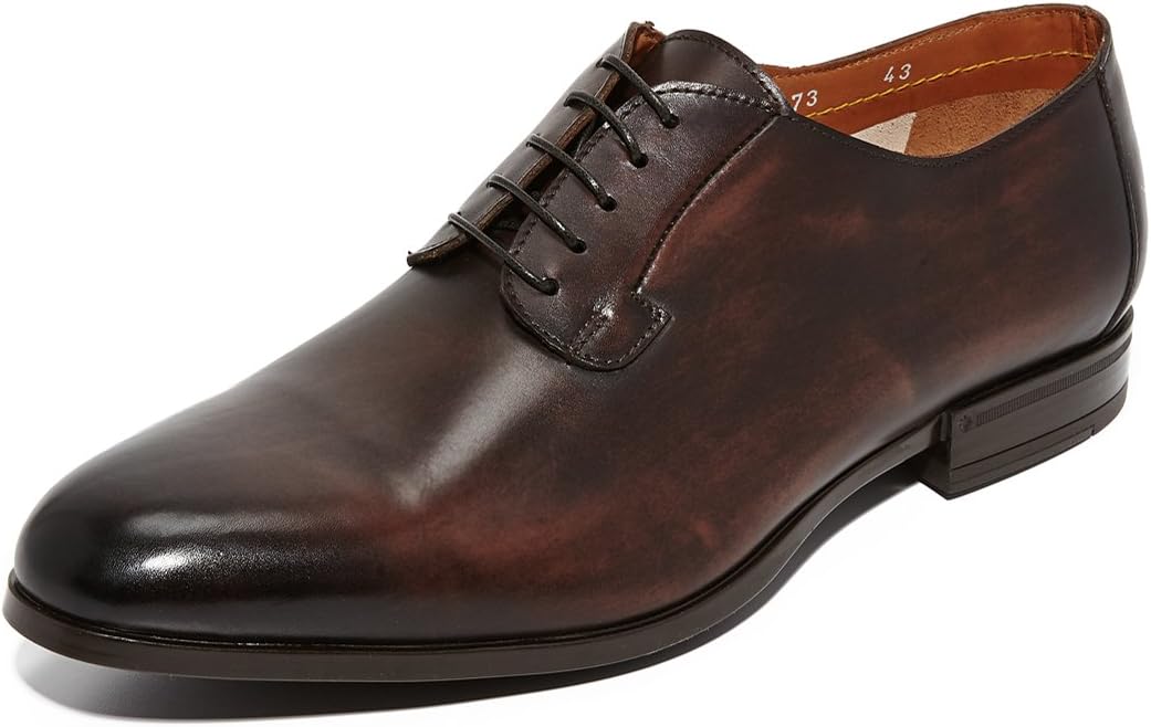 Doucals Men's Sebastiano Plain Toe Derby Shoes